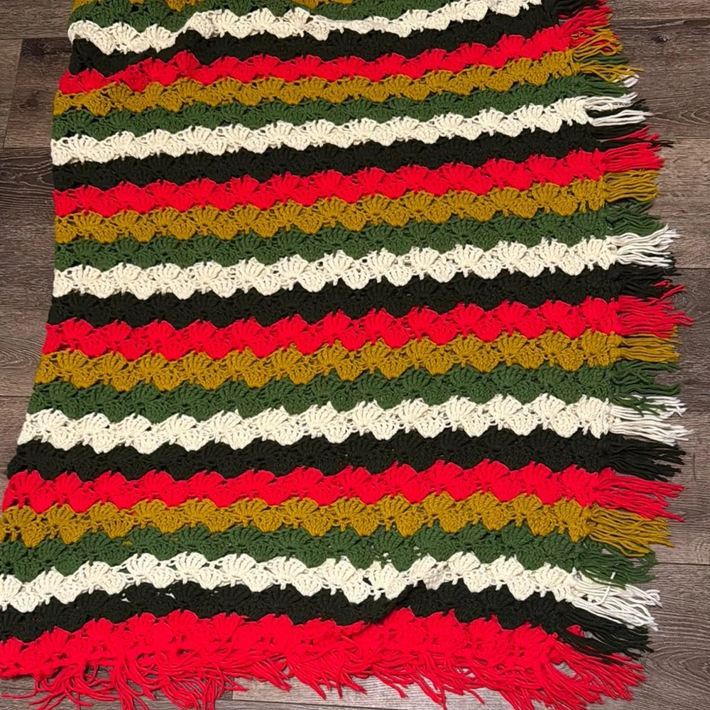 Crocheted‎ throw